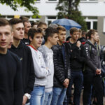 Kielce. Odsłonięcie repliki ławeczki Andrzeja Koziei przy ul. Jagiellońskiej / Jarosław Kubalski / Radio Kielce