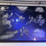 12.01.2020 Sandomierz. Wystawa rysunku Daniela Parchety pt. „Zwierciadło mojej duszy” / Grażyna Szlęzak-Wójcik / Radio Kielce