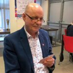 11.01.2020. Sandomierz. Turniej brydża sportowego dla amatorów. Na zdjęciu: Roman Ryński, dyrektor II Liceum Ogólnokształcącego w  Sandomierzu / Grażyna-Szlęzak-Wójcik / Radio Kielce