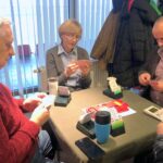 11.01.2020. Sandomierz. Turniej brydża sportowego dla amatorów. Na zdjęciu (pierwszy z prawej): Janusz Kłos z Tarnobrzega / Grażyna-Szlęzak-Wójcik / Radio Kielce