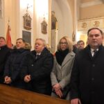 19.01.2020. Zawichost. 157. rocznica wybuchu powstania styczniowego. Na zdjęciu pierwszy z prawej poseł Marek Kwitek / Grażyna Szlęzak-Wójcik / Radio Kielce