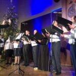 Sandomierz. Koncert kolęd i hymnów prawosławnych. Chór Parafii Prawosławnej Podwyższenia Krzyża Pańskiego w Zabłociu na Ukrainie / Fot. Grażyna Szlęzak - Radio Kielce