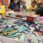 28.01.2020. Chwałki. Zawody w grach planszowych / Grażyna Szlęzak-Wójcik / Radio Kielce