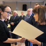 30.01.2020. Sandomierz. Stypendyści Prezesa Rady Ministrów dla uczniów z powiatu sandomierskiego / Grażyna Szlęzak-Wójcik / Radio Kielce