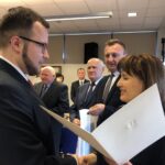 30.01.2020. Sandomierz. Stypendyści Prezesa Rady Ministrów dla uczniów z powiatu sandomierskiego / Grażyna Szlęzak-Wójcik / Radio Kielce