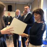 30.01.2020. Sandomierz. Stypendyści Prezesa Rady Ministrów dla uczniów z powiatu sandomierskiego / Grażyna Szlęzak-Wójcik / Radio Kielce