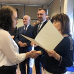 30.01.2020. Sandomierz. Stypendyści Prezesa Rady Ministrów dla uczniów z powiatu sandomierskiego / Grażyna Szlęzak-Wójcik / Radio Kielce