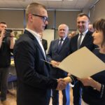 30.01.2020. Sandomierz. Stypendyści Prezesa Rady Ministrów dla uczniów z powiatu sandomierskiego / Grażyna Szlęzak-Wójcik / Radio Kielce