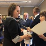 30.01.2020. Sandomierz. Stypendyści Prezesa Rady Ministrów dla uczniów z powiatu sandomierskiego / Grażyna Szlęzak-Wójcik / Radio Kielce