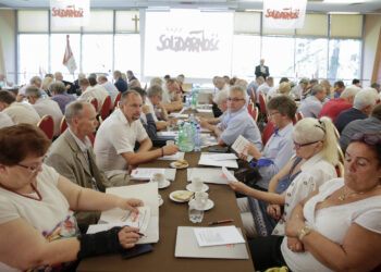 29.06.2016 Cedzyna. XIX Walne Zebranie Delegatów Regionu Świętokrzyskiego NSZZ "Solidarność". / Jarosław Kubalski / Radio Kielce