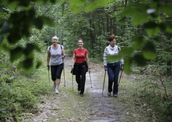 13.08.2016 Kielce. Nordic walking. / Jarosław Kubalski / Radio Kielce