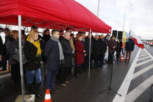 14.01.2019 Chmielnik. Otwarcie północnej obwodnicy miasta / Jarosław Kubalski / Radio Kielce