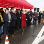 14.01.2019 Chmielnik. Otwarcie północnej obwodnicy miasta. Przemawia wiceminister sportu i turystyki Anna Krupka / Jarosław Kubalski / Radio Kielce