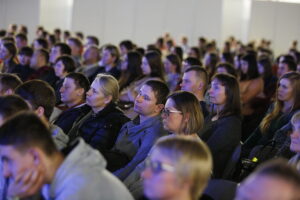 26.01.2019 Kielce połączyły się duchowo z Panamą, gdzie odbywają się Światowe Dni Młodzieży. Msza w hali Targów Kielce / Jarosław Kubalski / Radio Kielce