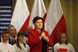 1.05.2019 Łopuszno. Wicepremier Beata Szydło podczas spotkania z mieszkańcami / Jarosław Kubalski / Radio Kielce