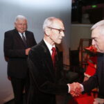 12.05.2019 Kielce. WDK. 10 lecie istnienia audycji Polskiego Radia Kielce "Moc Historii". Magdalena Sitek oraz 12.05.2019 Kielce. WDK. 10 lecie istnienia audycji Polskiego Radia Kielce "Moc Historii". Twórcy audycji Tomasz Tamborski, Cezary Jastrzębski i Bohdan Gumowski odebrali z rąk posła Krzysztofa Lipca i marszałka Andrzeja Bętkowskiego medale Gloria Artis / Jarosław Kubalski / Radio Kielce