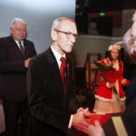 12.05.2019 Kielce. WDK. 10 lecie istnienia audycji Polskiego Radia Kielce "Moc Historii". Magdalena Sitek oraz 12.05.2019 Kielce. WDK. 10 lecie istnienia audycji Polskiego Radia Kielce "Moc Historii". Twórcy audycji Tomasz Tamborski, Cezary Jastrzębski i Bohdan Gumowski odebrali z rąk posła Krzysztofa Lipca i marszałka Andrzeja Bętkowskiego medale Gloria Artis / Jarosław Kubalski / Radio Kielce