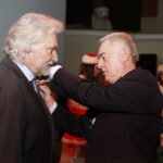 12.05.2019 Kielce. WDK. 10 lecie istnienia audycji Polskiego Radia Kielce "Moc Historii". Magdalena Sitek oraz 12.05.2019 Kielce. WDK. 10 lecie istnienia audycji Polskiego Radia Kielce "Moc Historii". Twórcy audycji Tomasz Tamborski, Cezary Jastrzębski i Bohdan Gumowski odebrali z rąk posła Krzysztofa Lipca i marszałka Andrzeja Bętkowskiego medale Gloria Artis / Jarosław Kubalski / Radio Kielce