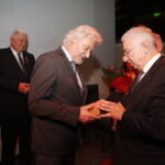 12.05.2019 Kielce. WDK. 10 lecie istnienia audycji Polskiego Radia Kielce "Moc Historii". Magdalena Sitek oraz 12.05.2019 Kielce. WDK. 10 lecie istnienia audycji Polskiego Radia Kielce "Moc Historii". Twórcy audycji Tomasz Tamborski, Cezary Jastrzębski i Bohdan Gumowski odebrali z rąk posła Krzysztofa Lipca i marszałka Andrzeja Bętkowskiego medale Gloria Artis / Jarosław Kubalski / Radio Kielce