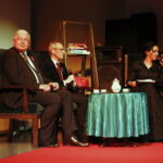 12.05.2019 Kielce. WDK. 10 lecie istnienia audycji Polskiego Radia Kielce "Moc Historii". Cezary Jastrzębski, Bohdan Gumowski i Magdalena Sitek / Jarosław Kubalski / Radio Kielce