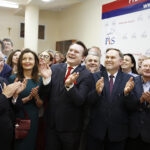 26.05.2019 Kielce. Wybory do europarlamentu. Sztab wyborczy Prawa i Sprawiedliwości / Jarosław Kubalski / Radio Kielce