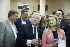 26.05.2019 Kielce. Wybory do europarlamentu. Sztab wyborczy Prawa i Sprawiedliwości / Jarosław Kubalski / Radio Kielce