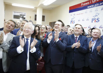 26.05.2019 Kielce. Wybory do europarlamentu. Sztab wyborczy Prawa i Sprawiedliwości / Jarosław Kubalski / Radio Kielce