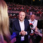 10.08.2019 Kielce. Festiwal Muzyki Tanecznej w amfiteatrze na Kadzielni. Prezes TVP Jacek Kurski / Jarosław Kubalski / Radio Kielce