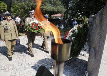 01.09.2019 Kielce. Kwatera Ofiar Września 1939 roku na Cmentarzu Wojsk Polskich. Uroczystości w 80. rocznicę wybuchu II wojny światowej / Jarosław Kubalski / Radio Kielce