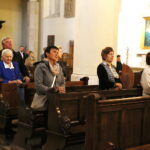 21.09.2019 Wiślica. Poseł Krzysztof Lipiec honorowym obywatelem miasta. Msza święta i koncert w bazylice kolegiackiej / Jarosław Kubalski / Radio Kielce