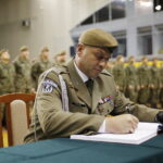 27.09.2019 Kielce. Święto Wojsk Obrony Terytorialnej. Płk Grzegorz Motak / Jarosław Kubalski / Radio Kielce