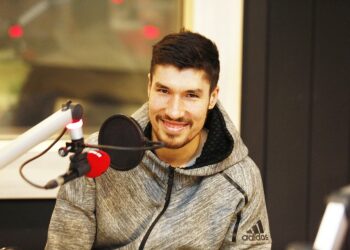 11.12.2019 Radio Kielce. Akcja "Choinka pod choinkę". Alex Dujszebajew / Jarosław Kubalski / Radio Kielce