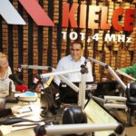 13.12.2019 Radio Kielce. Finał akcji "Choinka pod choinkę". Magdalena Sitek, prof. Marianna Janion, prezes RK Janusz Knap i Paweł Solarz / Jarosław Kubalski / Radio Kielce
