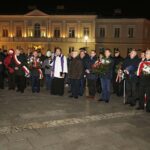 13.12.2019 Kielce. Uroczystości w 38. rocznicę wprowadzenia stanu wojennego. Złożenie kwiatów pod pomnikiem księdza Jerzego Popiełuszki / Jarosław Kubalski / Radio Kielce