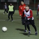 30.12.2019. Kielce. Finał 42. Sylwestrowego Turnieju Piłki Nożnej imienia Jerzego Wójcika: Uroczysko Przyjaciele Krzysztofa Retlikowskiego - Winczester / Jarosław Kubalski / Radio Kielce