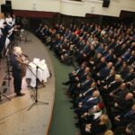 07.01.2020 Kielce. Spotkanie świąteczno-noworoczne świętokrzyskich struktur Prawa i Sprawiedliwości w WDK. Przemawia poseł Krzysztof Lipiec / Jarosław Kubalski / Radio Kielce