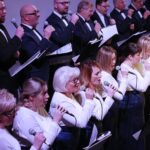 07.01.2020 Kielce. Spotkanie świąteczno-noworoczne świętokrzyskich struktur Prawa i Sprawiedliwości w WDK. Chór Kościoła Garnizonowego / Jarosław Kubalski / Radio Kielce