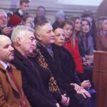12.01.2020 Kielce. Kościół garnizonowy. VIII Ogólnopolski Konkurs Kolęd, Pastorałek i Piosenek Świątecznych „Kolęda płynie z wysokości. Od lewej Mariusz Gosek - członek zarządu województwa, Andrzej Bętkowski - marszałek, Zbigniew Koniusz - wojewoda i Magdalena Kusztal - dyrektor Departamentu Kultury i Dziedzictwa Narodowego w urzędzie marszałkowskim w Kielcach / Jarosław Kubalski / Radio Kielce