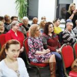 22.01.2020 Piekoszów. Aktor Jan Nowicki podczas spotkania z mieszkańcami / Jarosław Kubalski / Radio Kielce