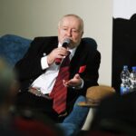 22.01.2020 Piekoszów. Aktor Jan Nowicki podczas spotkania z mieszkańcami / Jarosław Kubalski / Radio Kielce