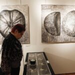 24.01.2020 Kielce. Galeria Sztuki Współczesnej "Winda"  wernisaż wystawy Tomasza Chudzika / Jarosław Kubalski / Radio Kielce