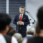 25.01.2020 Skorzeszyce. Otwarcie ośrodka kultury. Senator Krzysztof Słoń / Jarosław Kubalski / Radio Kielce