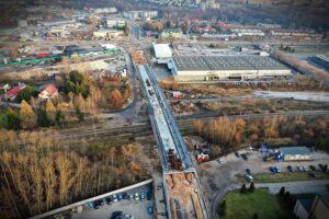 08.01.2020 Kielce. Budowa ulicy Olszewskiego do ulicy Zagnańskiej. Nowy wiadukt / Jarosław Kubalski / Radio Kielce