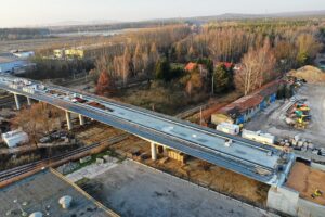 08.01.2020 Kielce. Budowa ulicy Olszewskiego do ulicy Zagnańskiej. Nowy wiadukt / Jarosław Kubalski / Radio Kielce