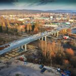 08.01.2020 Kielce. Budowa ulicy Olszewskiego do ulicy Zagnańskiej. Nowy wiadukt / Jarosław Kubalski / Radio Kielce