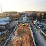 08.01.2020 Kielce. Budowa ulicy Olszewskiego do ulicy Zagnańskiej. Nowy wiadukt / Jarosław Kubalski / Radio Kielce