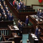 Warszawa. Sejm. Pierwsze posiedzenie izby IX kadencji - ślubowanie / Jarosław Kubalski / Radio Kielce