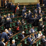 Warszawa. Sejm. Pierwsze posiedzenie izby IX kadencji - ślubowanie / Jarosław Kubalski / Radio Kielce