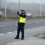 26.01.2020 Kielce. Ulica Krakowska. Policja. Kontrola drogowa / Jarosław Kubalski / Radio Kielce