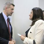 10.01.2020. Kielce. Spotkanie opłatkowe Zarządu Regionu Świętokrzyskiego NSZZ "Solidarność". Na zdjęciu: Bogdan Wenta - prezydent Kielc / Radio Kielce